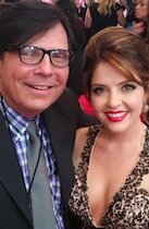 Soapdom's Mark Edward Wilows with Jen Lilley (Theresa, Days of our Lives)
