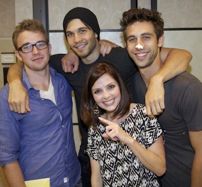 Chandler Massey, Casey Deidrick, Jen Lilley, Blake Berris (c)Soapdom/Tyler Furlan