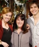 Casey Deidrick (Chad, DOOL) with Molly Burnett (Melanie) and Soapdom's Linda Marshall-Smith