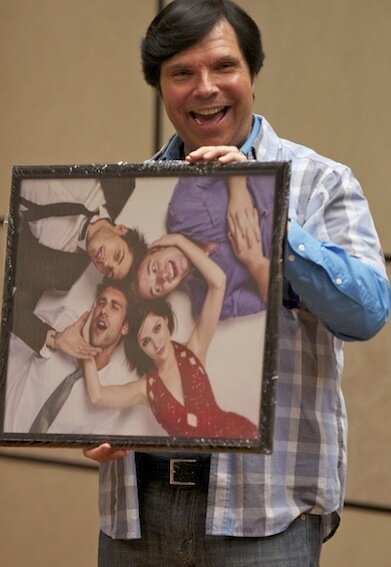 Mark Edward Wilows with a very special photo! (c)Soapdom/Tyler Furlan