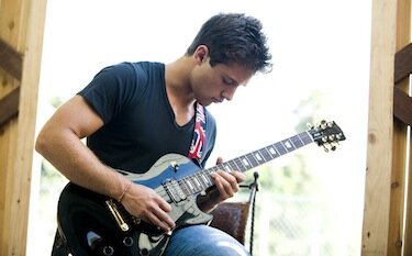 Casey Moss (JJ, Days of our Lives) enjoying his other passion -- music