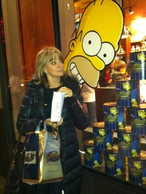 Deidre Hall (Marlena) at Garrett's Popcorn (c)NBC