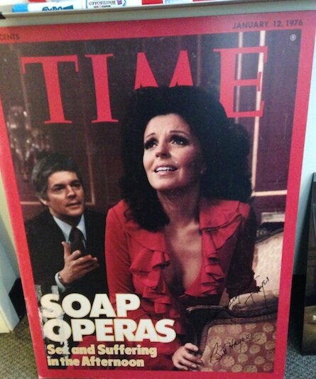 Susan Seaforth Hayes and Bill Hayes (Julie and Doug, Days of our Lives) on the cover of Time Magazine, January 12, 1976