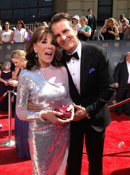 Young and the Restless' Kate Linder and... a happy gent! (c)Soapdom/LMS