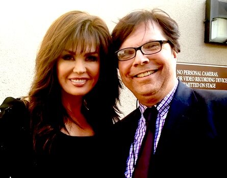 Soapdom's Mark Edward Wilows and Marie Osmond (c)Soapdom/LMS