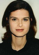 Carrie Genzel (ex Skye, AMC) after foundation is applied