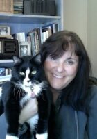 Your QueenRuler and Slinky, the Tuxedo Puss