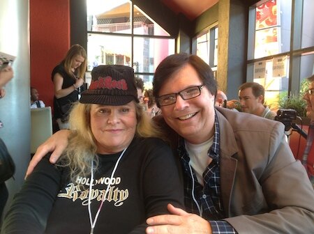 Francesca Hilton and Soapdom's Mark Edward Wilows, Day of Days event, November 8, 2014 (c)Soapdom/LMS